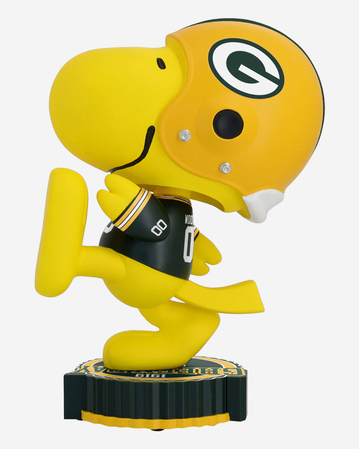 Green Bay Packers Woodstock Peanuts Bighead Bobblehead FOCO - FOCO.com