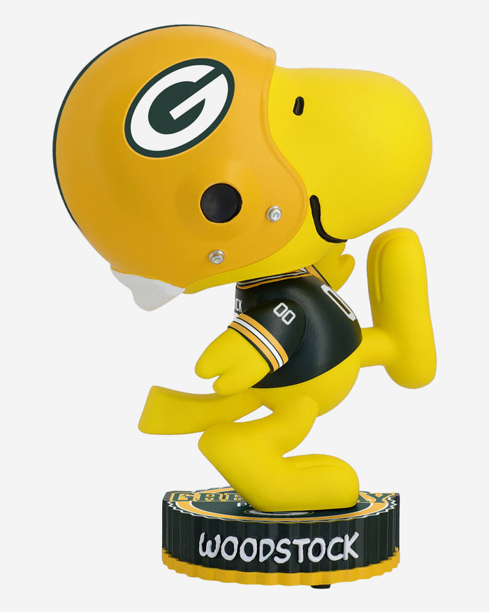 Green Bay Packers Woodstock Peanuts Bighead Bobblehead FOCO - FOCO.com