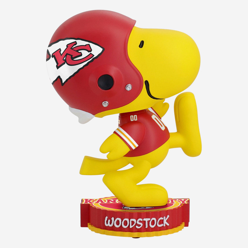 Kansas City Chiefs Woodstock Peanuts Bighead Bobblehead FOCO - FOCO.com