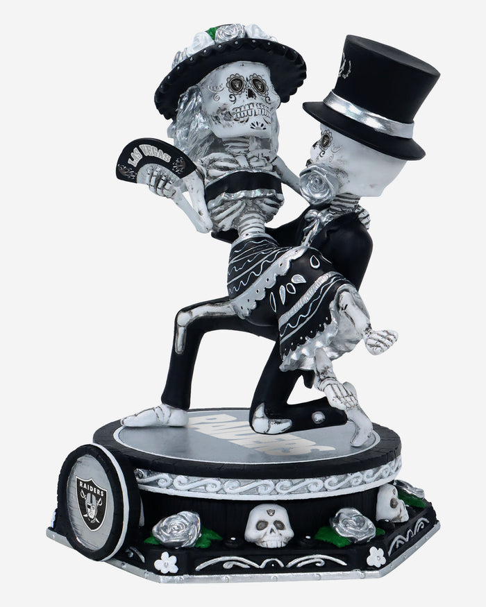 Las Vegas Raiders Calavera Couple Dual Spinner Bobblehead FOCO - FOCO.com