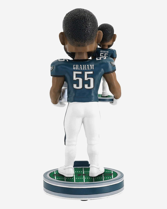 Brandon Graham Philadelphia Eagles Super Bowl LIX Champions Bobble Dubblz Bobblehead FOCO - FOCO.com