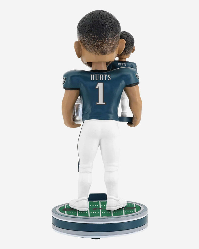 Jalen Hurts Philadelphia Eagles Super Bowl LIX Champions Bobble Dubblz Bobblehead FOCO - FOCO.com