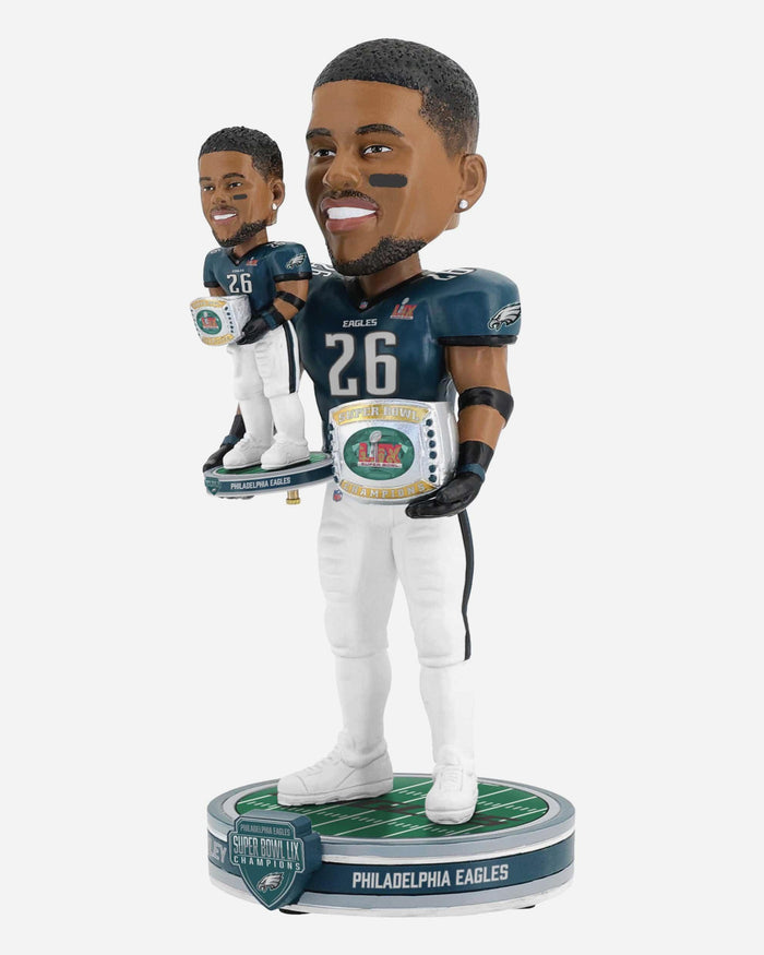 Saquon Barkley Philadelphia Eagles Super Bowl LIX Champions Bobble Dubblz Bobblehead FOCO - FOCO.com