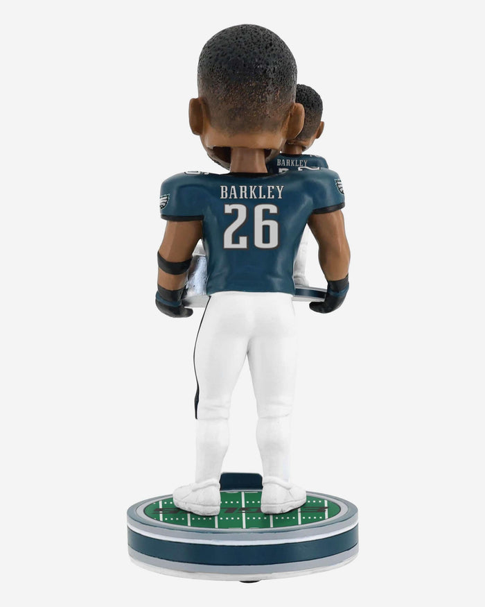 Saquon Barkley Philadelphia Eagles Super Bowl LIX Champions Bobble Dubblz Bobblehead FOCO - FOCO.com