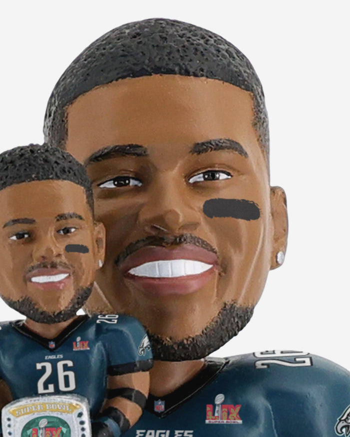 Saquon Barkley Philadelphia Eagles Super Bowl LIX Champions Bobble Dubblz Bobblehead FOCO - FOCO.com