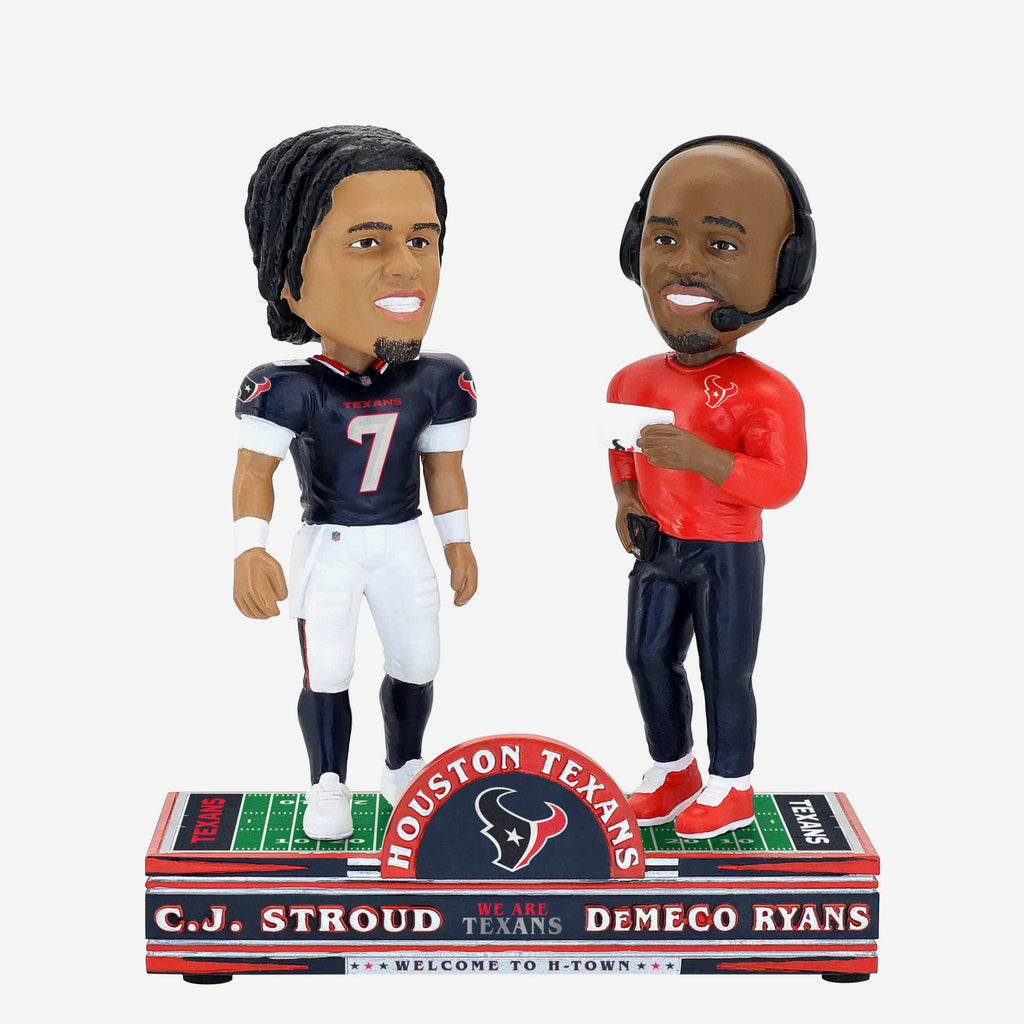 CJ Stroud & DeMeco Ryans Houston Texans Dual Bobblehead FOCO - FOCO.com