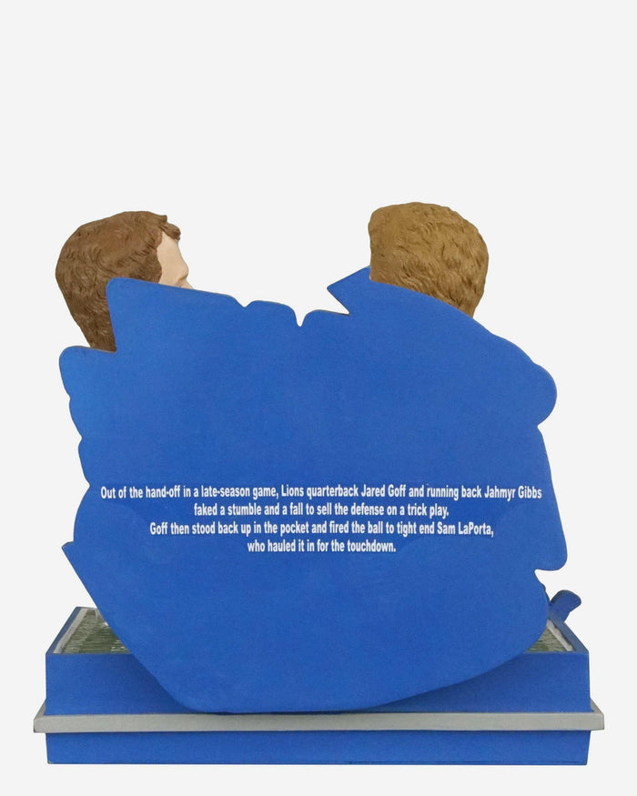 Detroit Lions Trick Play of the Year Mini Bobblehead Scene FOCO - FOCO.com