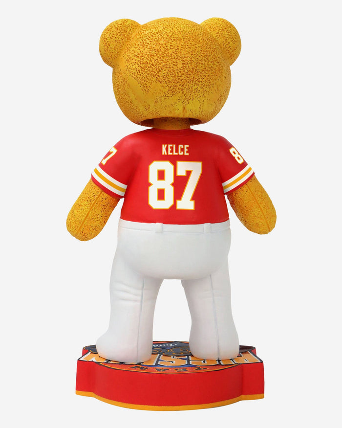 Travis Kelce Kansas City Chiefs Team Beans Player Bear Bobblehead FOCO - FOCO.com