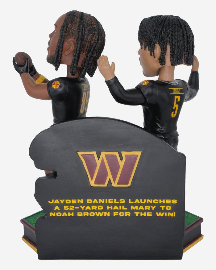 Jayden Daniels & Noah Brown Washington Commanders Hail Noah Dual Bobblehead FOCO - FOCO.com