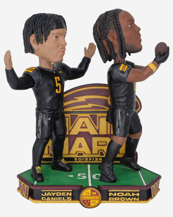 Jayden Daniels & Noah Brown Washington Commanders Hail Noah Dual Bobblehead FOCO - FOCO.com