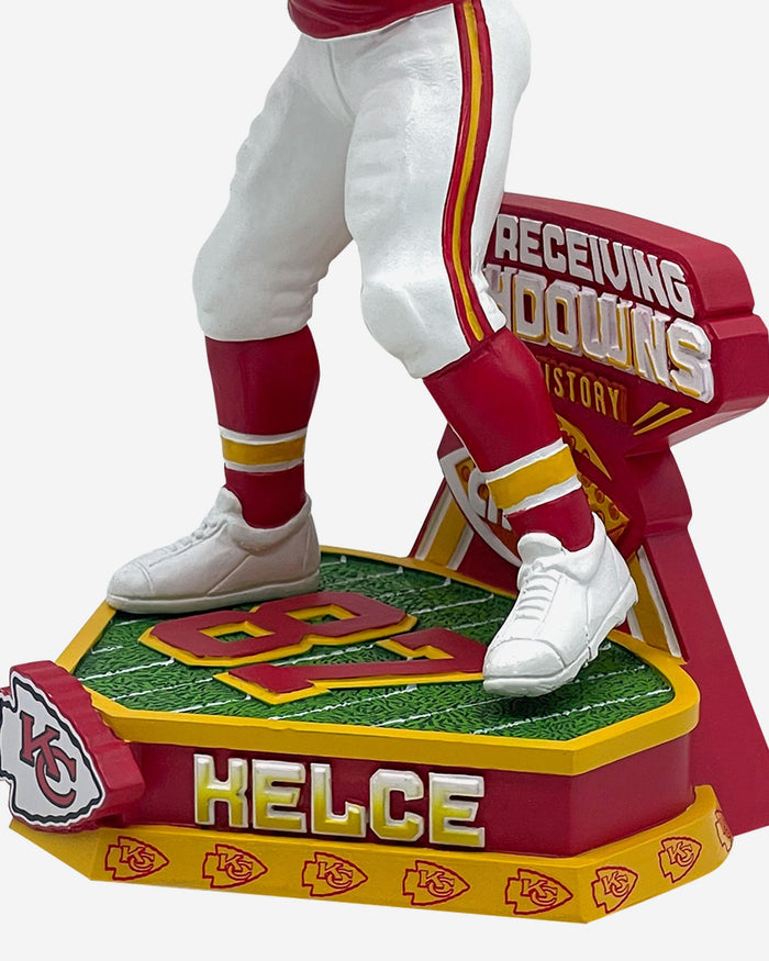 Travis Kelce Kansas City Chiefs Career Franchise Touchdown Catch Record Bobblehead FOCO - FOCO.com