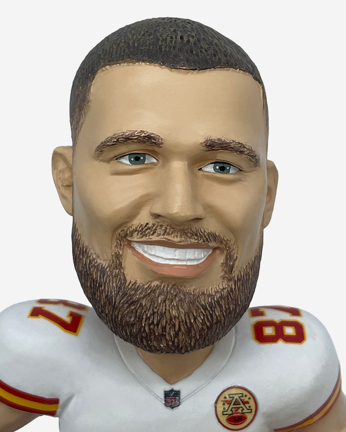 Travis Kelce Kansas City Chiefs Career Postseason Reception Record Bobblehead FOCO - FOCO.com