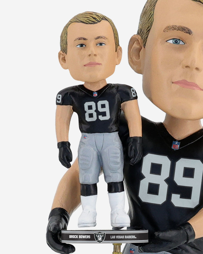 Brock Bowers Las Vegas Raiders Bobble Dubblz Bobblehead FOCO - FOCO.com