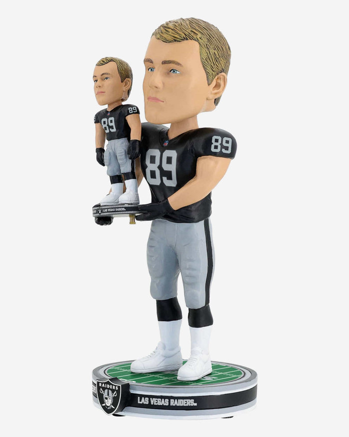 Brock Bowers Las Vegas Raiders Bobble Dubblz Bobblehead FOCO - FOCO.com