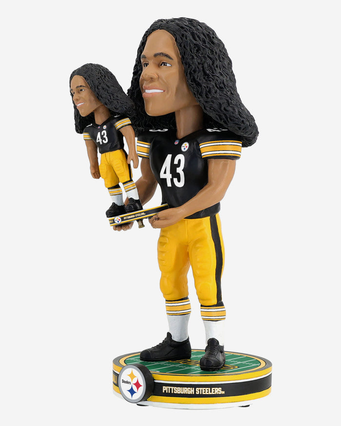 Troy Polamalu Pittsburgh Steelers Bobble Dubblz Bobblehead FOCO - FOCO.com