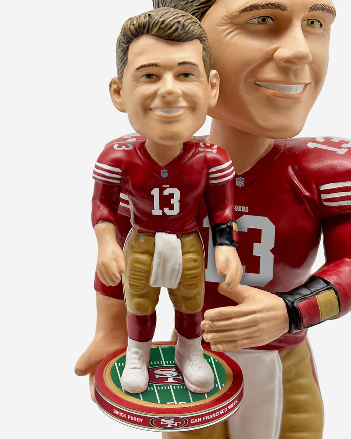 Brock Purdy San Francisco 49ers Bobble Dubblz Bobblehead FOCO - FOCO.com