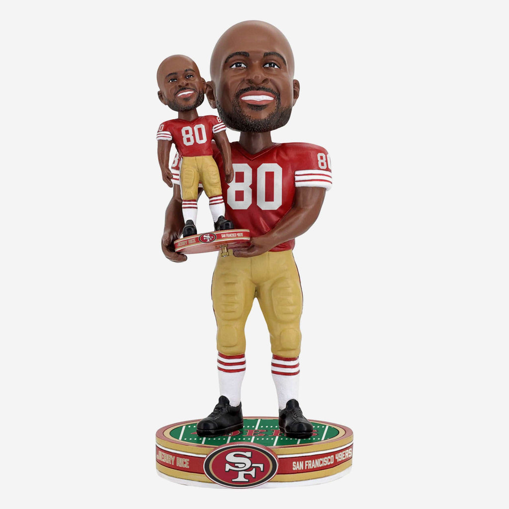 Jerry Rice San Francisco 49ers Bobble Dubblz Bobblehead FOCO - FOCO.com