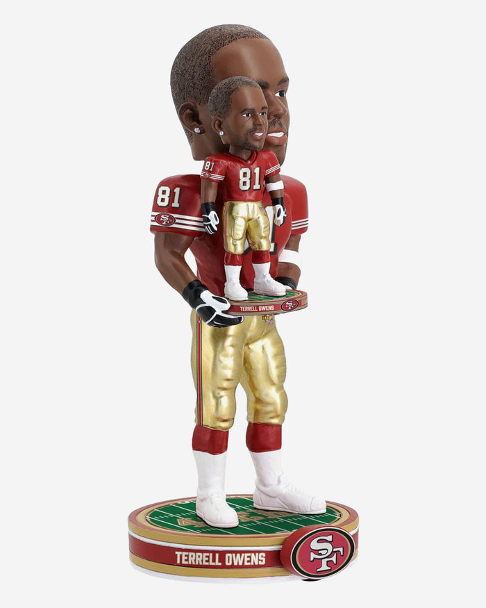 Terrell Owens San Francisco 49ers Bobble Dubblz Bobblehead FOCO - FOCO.com