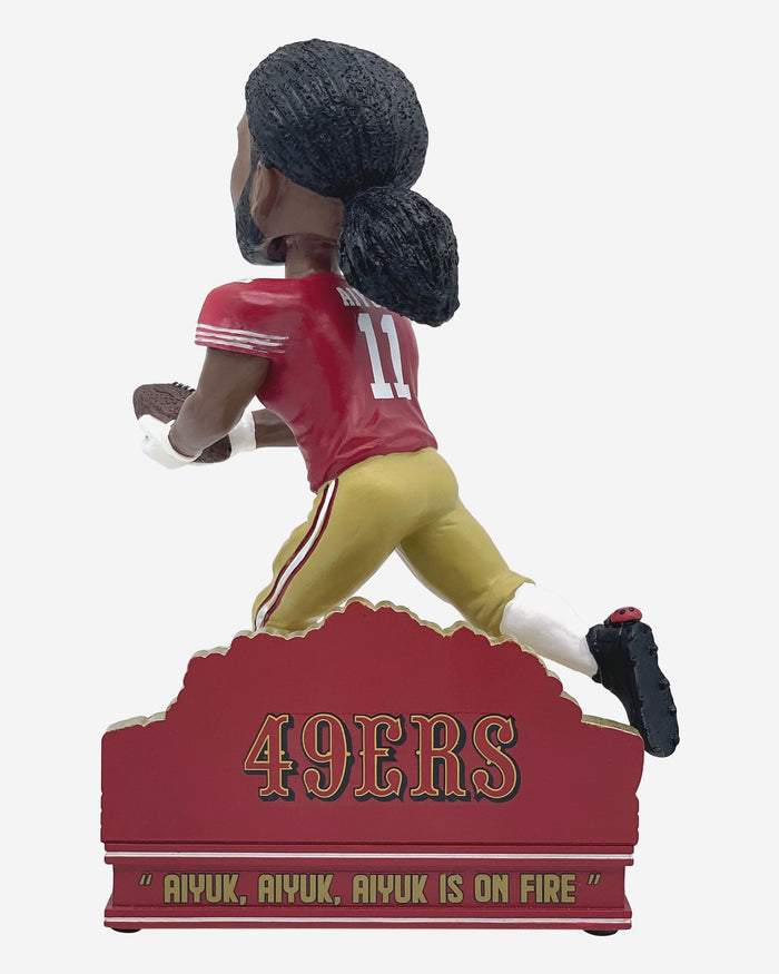 Brandon Aiyuk San Francisco 49ers NFL Championship Pivotal Catch Bobblehead FOCO - FOCO.com