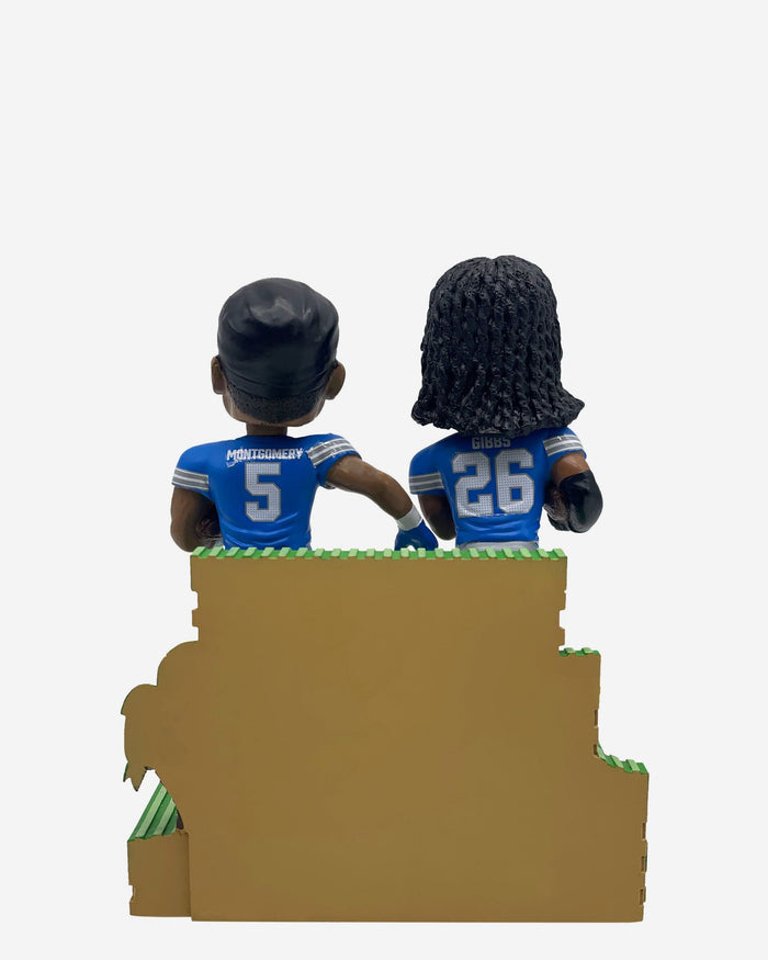 Jahmyr Gibbs & David Montgomery Detroit Lions Nickname Dual Bobblehead FOCO - FOCO.com
