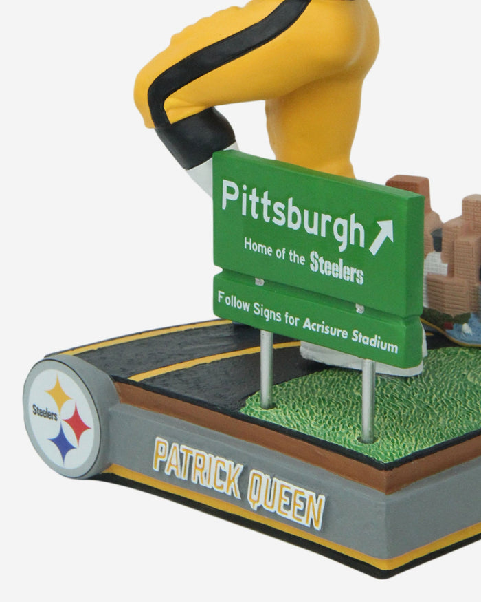 Patrick Queen Pittsburgh Steelers Next Stop Bobblehead FOCO - FOCO.com