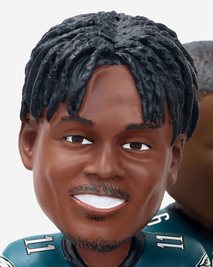 Philadelphia Eagles Huddle Spinner Mini Bobblehead Scene FOCO - FOCO.com