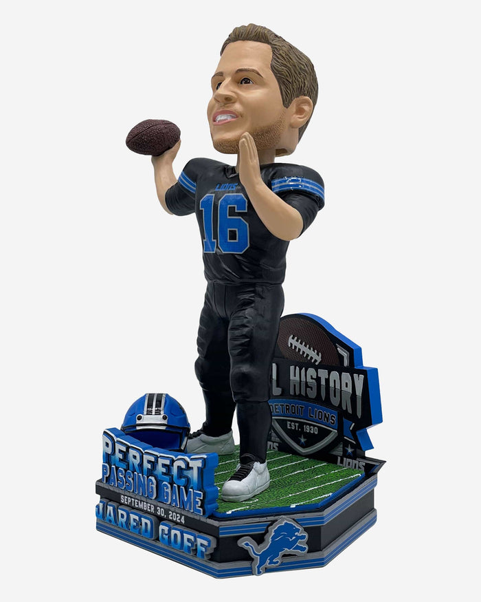 Jared Goff Detroit Lions Perfect Passing Game Bobblehead FOCO - FOCO.com