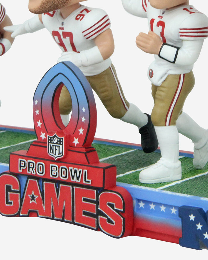 San Francisco 49ers 2024 Pro Bowl Games Mini Bobblehead Scene FOCO - FOCO.com