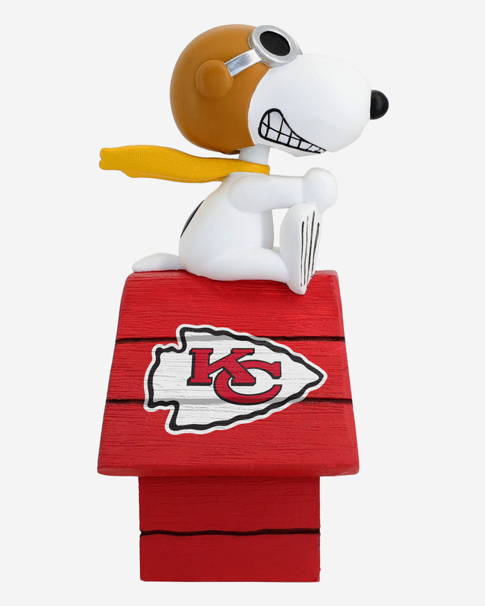 Kansas City Chiefs Snoopy 2024 Peanuts Flying Ace Bobblehead FOCO - FOCO.com