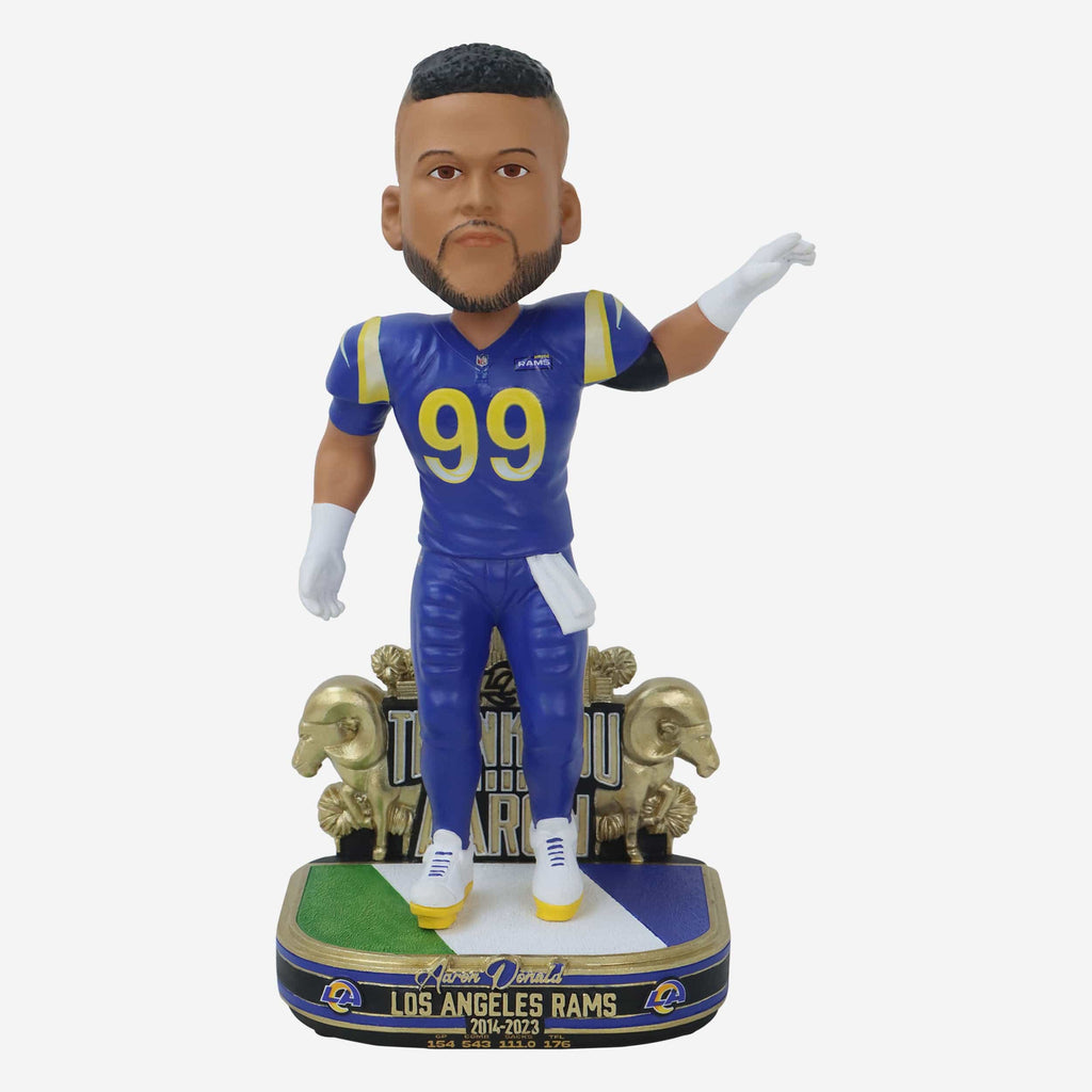 Aaron Donald Los Angeles Rams Retirement Bobblehead FOCO - FOCO.com