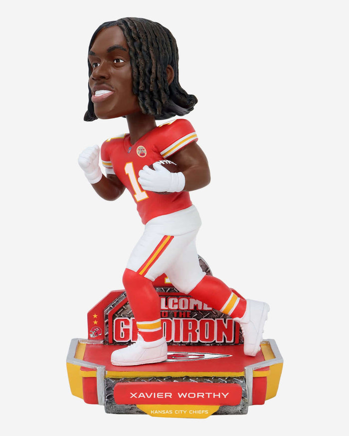 Xavier Worthy Kansas City Chiefs 2024 Rookie Series Bobblehead FOCO - FOCO.com