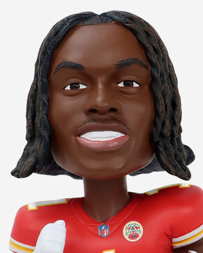 Xavier Worthy Kansas City Chiefs 2024 Rookie Series Bobblehead FOCO - FOCO.com