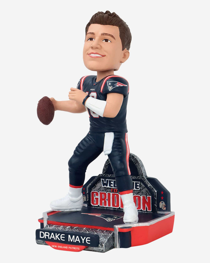 Drake Maye New England Patriots 2024 Rookie Series Bobblehead FOCO - FOCO.com