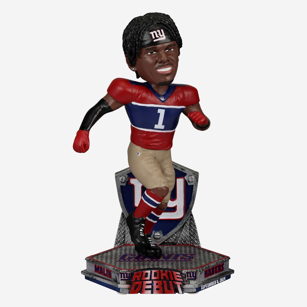 Malik Nabers New York Giants Debut Bobblehead FOCO - FOCO.com