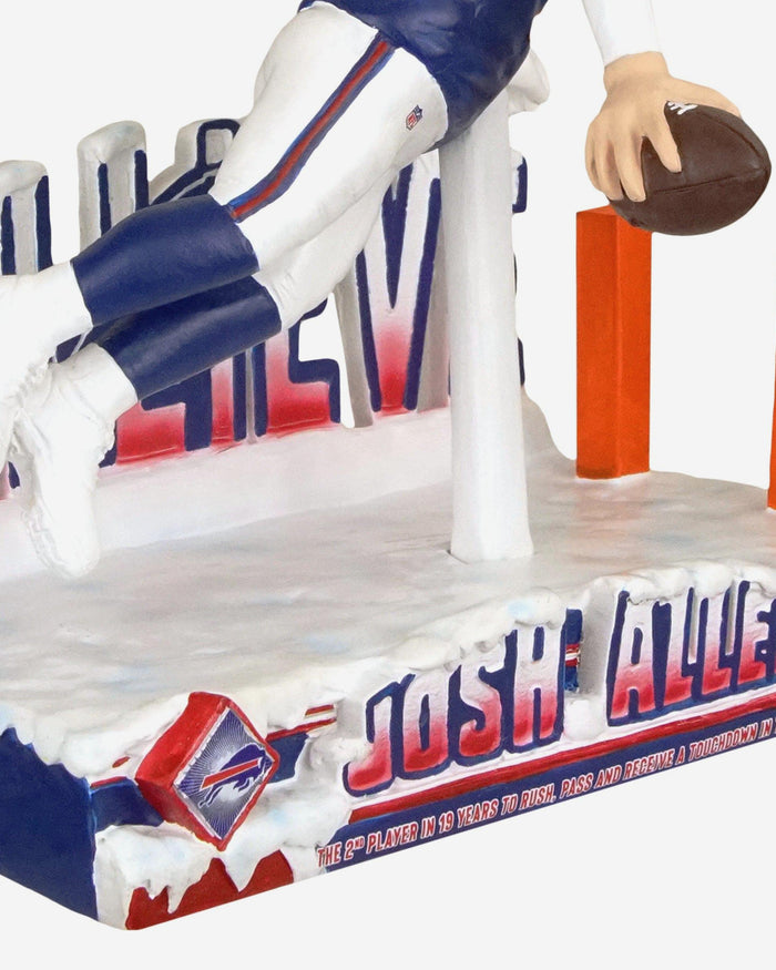 Josh Allen Buffalo Bills Rushing & Receiving & Throwing Touchdown Milestone Bobblehead FOCO - FOCO.com