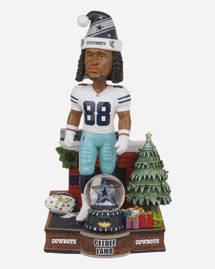 Ceedee Lamb Dallas Cowboys Snow Globe Bobblehead FOCO - FOCO.com