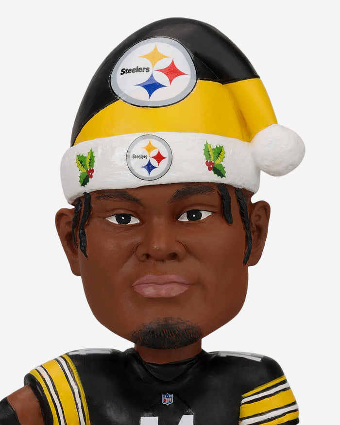 George Pickens Pittsburgh Steelers Holiday Snowglobe Bobblehead FOCO - FOCO.com