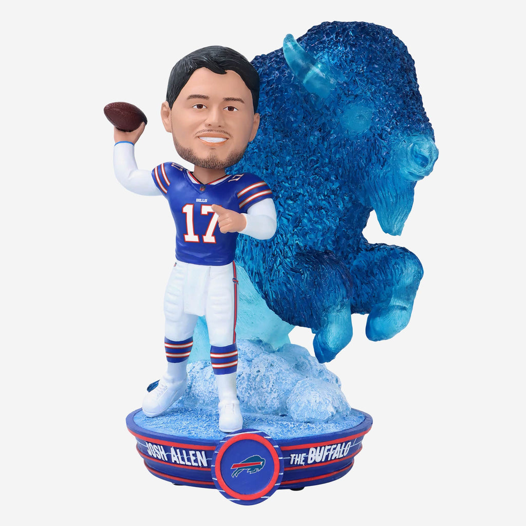 Josh Allen Buffalo Bills Buffalo Spirit Animal Bobblehead FOCO - FOCO.com