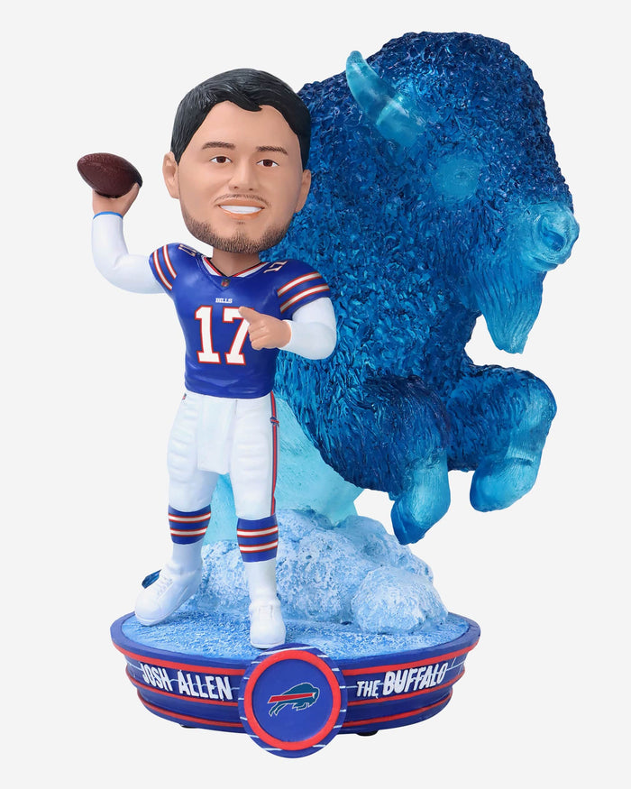 Josh Allen Buffalo Bills Buffalo Spirit Animal Bobblehead FOCO - FOCO.com