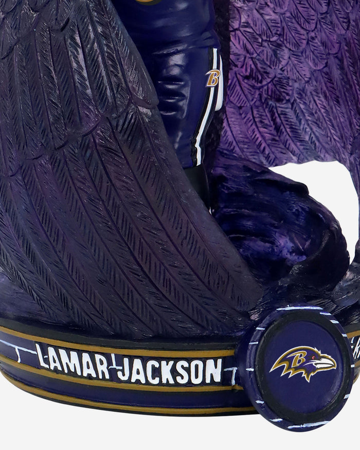 Lamar Jackson Baltimore Ravens Raven Spirit Animal Bobblehead FOCO - FOCO.com