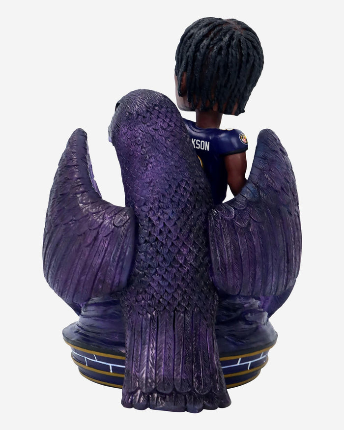 Lamar Jackson Baltimore Ravens Raven Spirit Animal Bobblehead FOCO - FOCO.com