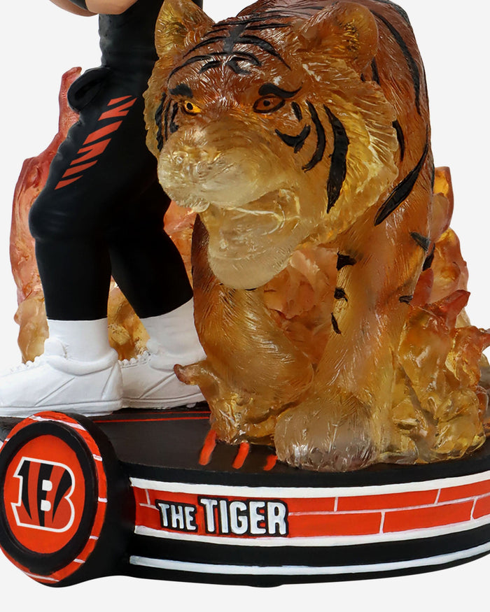 Joe Burrow Cincinnati Bengals Tiger Spirit Animal Bobblehead FOCO - FOCO.com