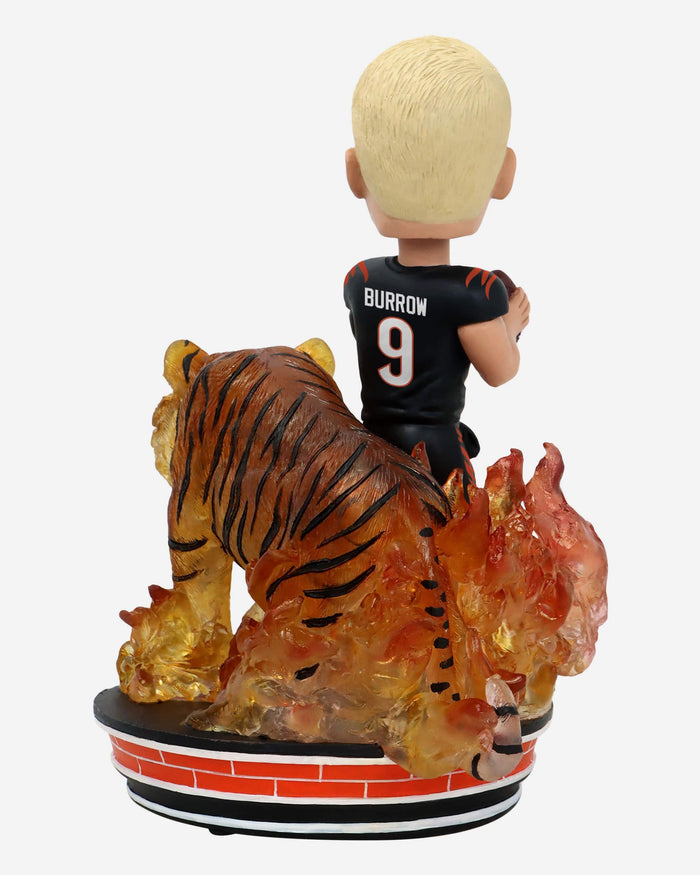 Joe Burrow Cincinnati Bengals Tiger Spirit Animal Bobblehead FOCO - FOCO.com