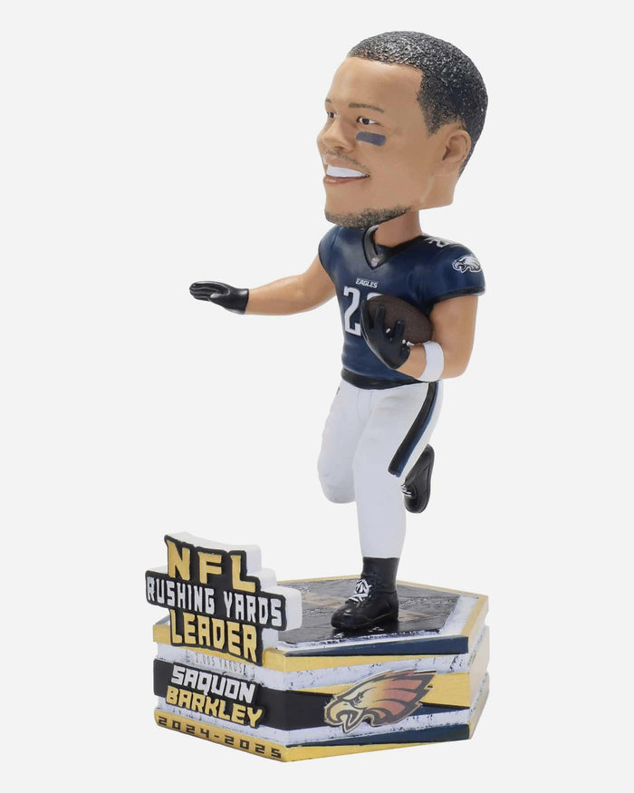 Saquon Barkley Philadelphia Eagles 2024 NFL Rushing Yards Leader Bobblehead FOCO - FOCO.com