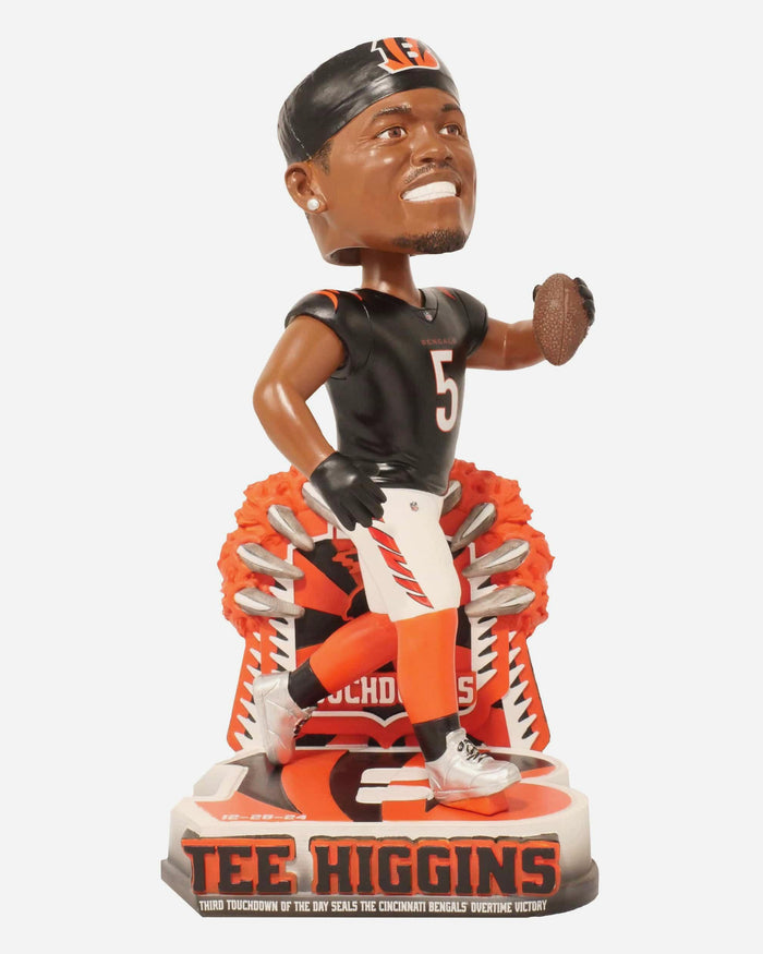 Tee Higgins Cincinnati Bengals Three Touchdown Gamebreaker Bobblehead FOCO - FOCO.com