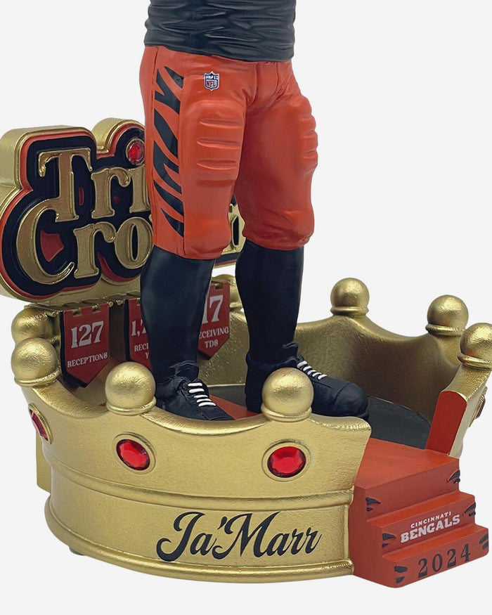 Ja'Marr Chase Cincinnati Bengals Receiving Triple Crown Bobblehead FOCO - FOCO.com