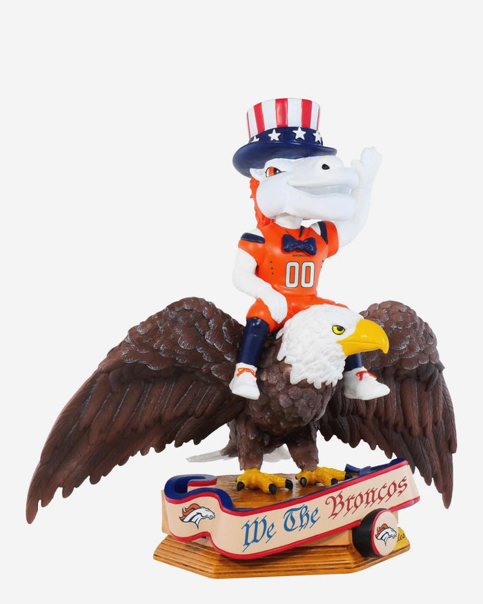 Miles Denver Broncos America's 250th Anniversary Bald Eagle Mascot Bobblehead FOCO - FOCO.com