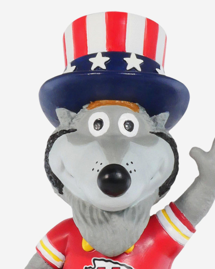 KC Wolf Kansas City Chiefs America's 250th Anniversary Bald Eagle Mascot Bobblehead FOCO - FOCO.com