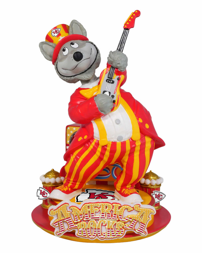 KC Wolf Kansas City Chiefs America's 250th Anniversary Star Spangled Banner Sound Chip Mascot Bobblehead