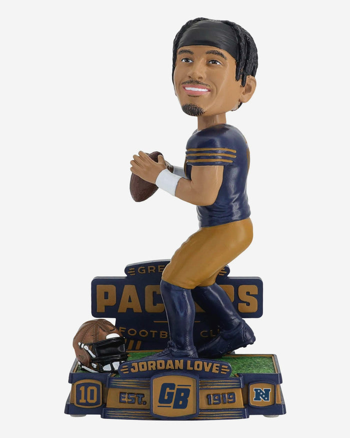 Jordan Love Green Bay Packers Alternate Uniform Bobblehead FOCO - FOCO.com